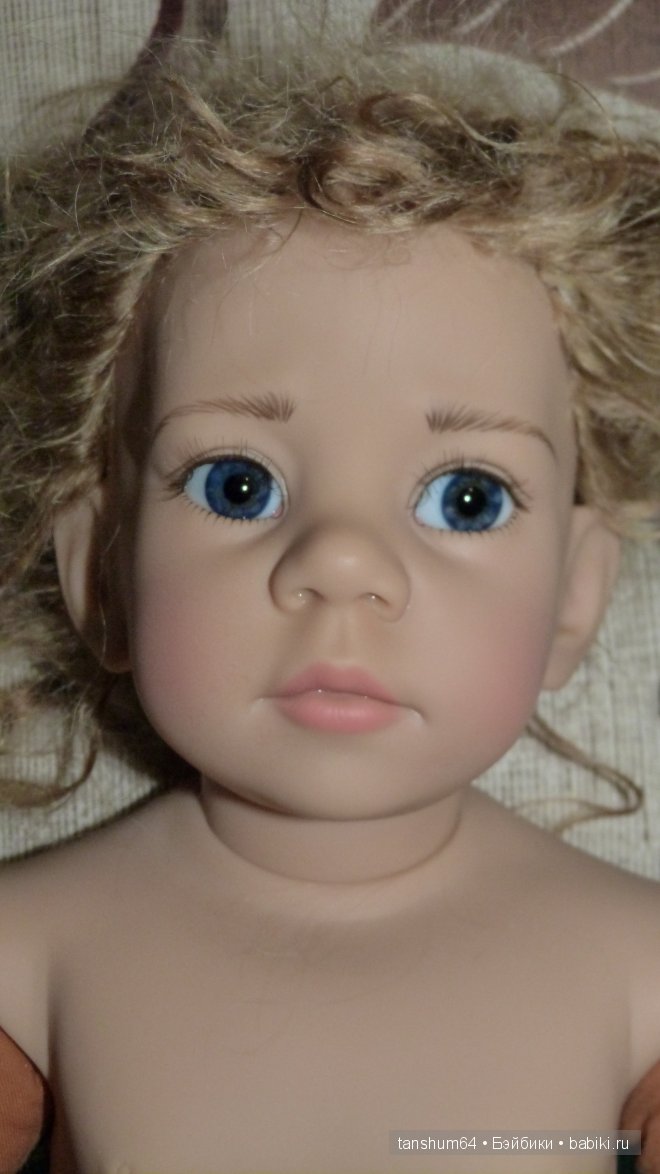 "Как помыть ребёнка" - 2 или коллекционная кукла Лара от Элизабет Линдер (фото 3)