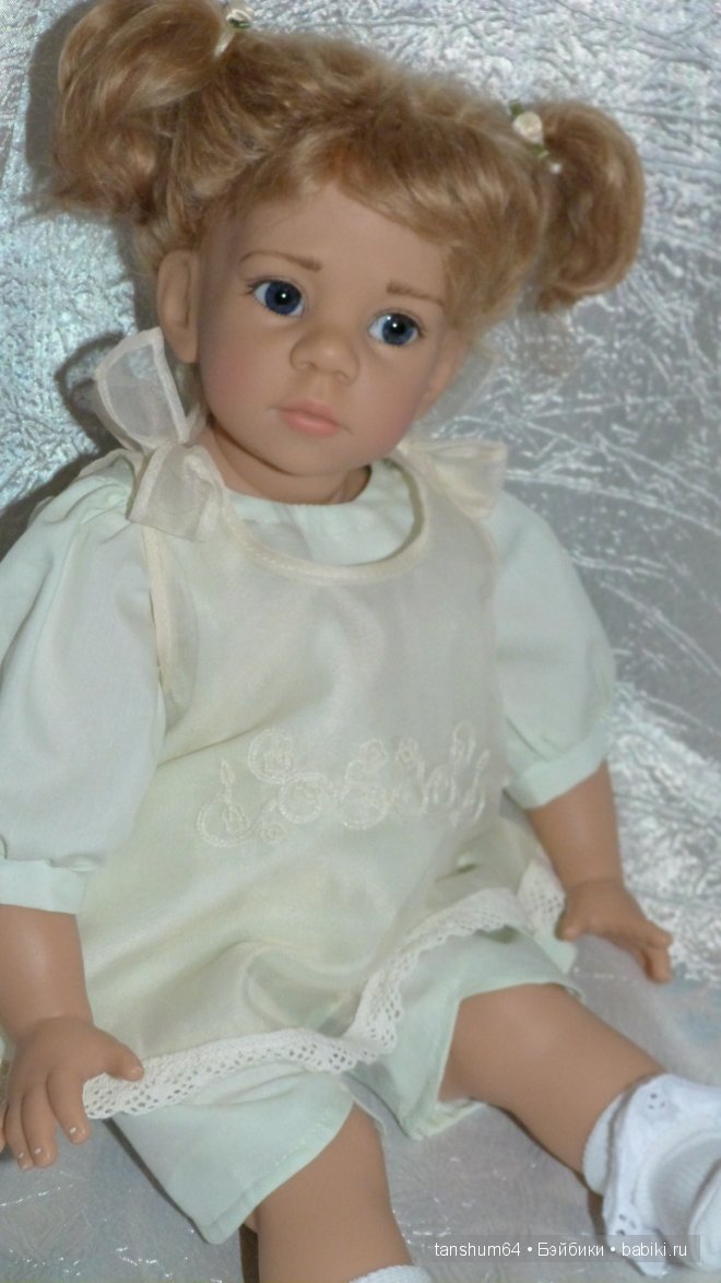 "Как помыть ребёнка" - 2 или коллекционная кукла Лара от Элизабет Линдер (фото 10)