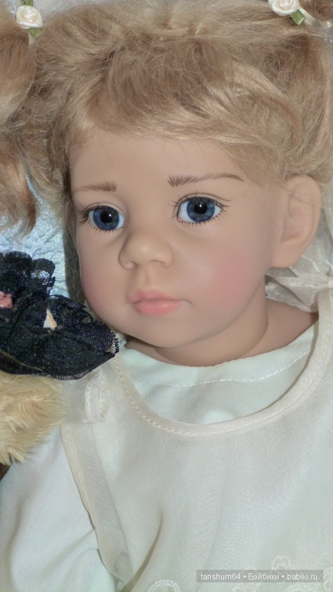 "Как помыть ребёнка" - 2 или коллекционная кукла Лара от Элизабет Линдер