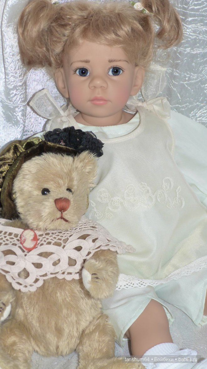 "Как помыть ребёнка" - 2 или коллекционная кукла Лара от Элизабет Линдер