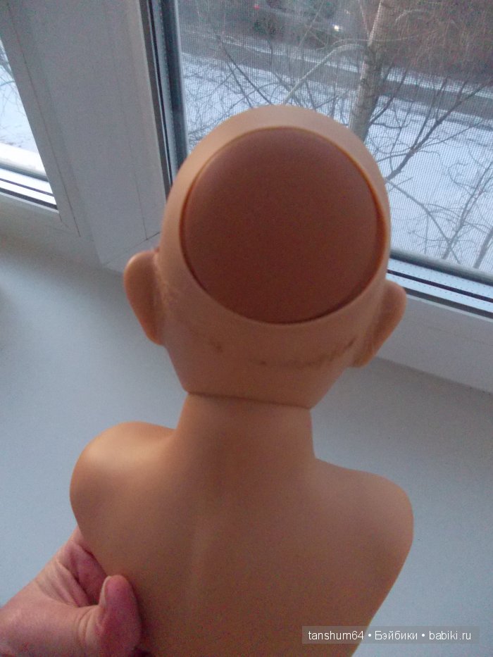 Как очистить от клея паричок кукле Heidi Plusczok? (нужна помощь)