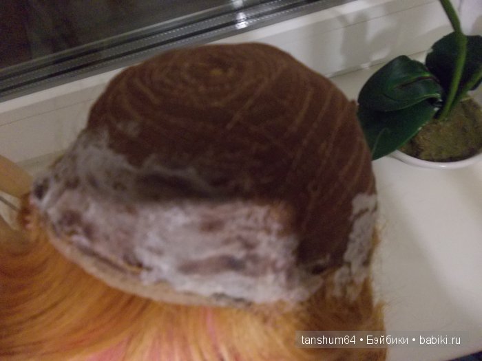 Как очистить от клея паричок кукле Heidi Plusczok? (нужна помощь) (фото 3)