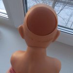 Как очистить от клея паричок кукле Heidi Plusczok? (нужна помощь)