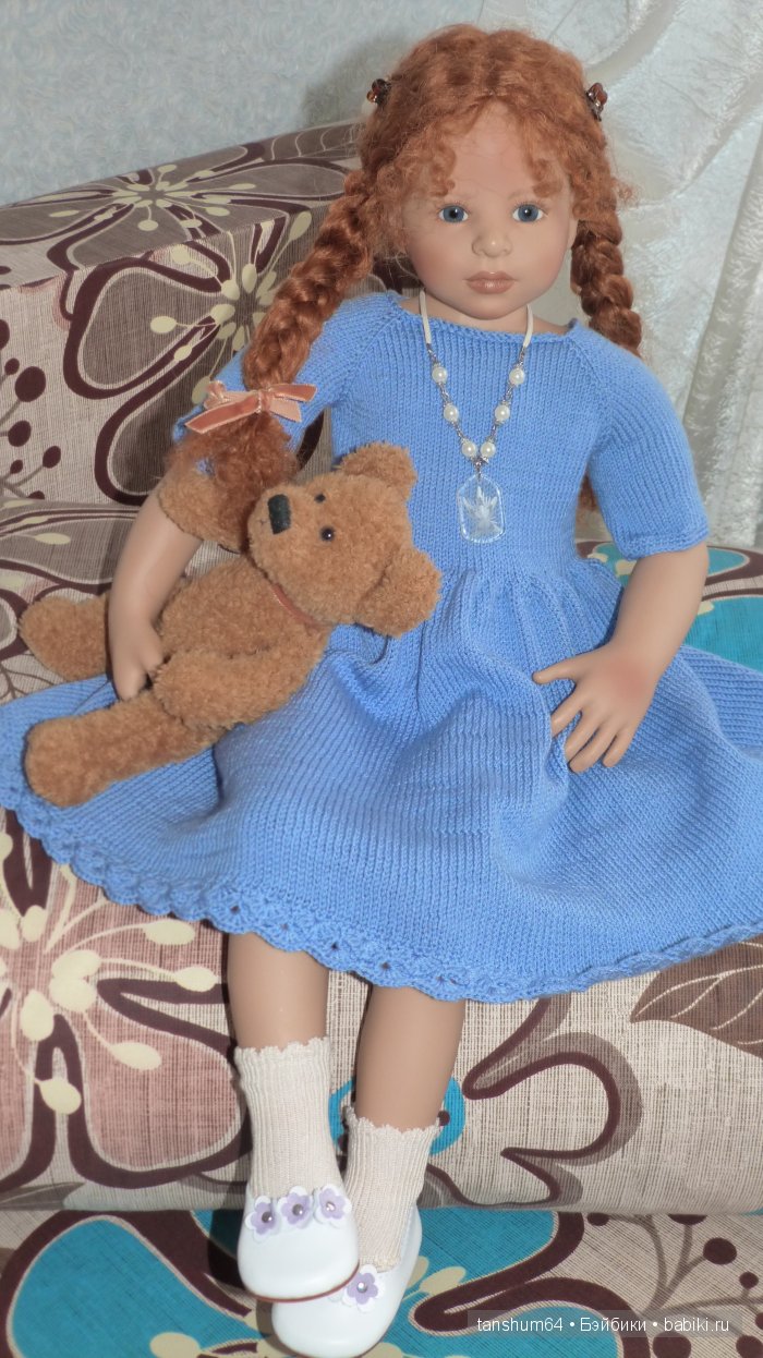 "Моя фиалочка" - новый наряд для Доротеи от Heidi Plusczok (выпуск 2002 года, Zapf)