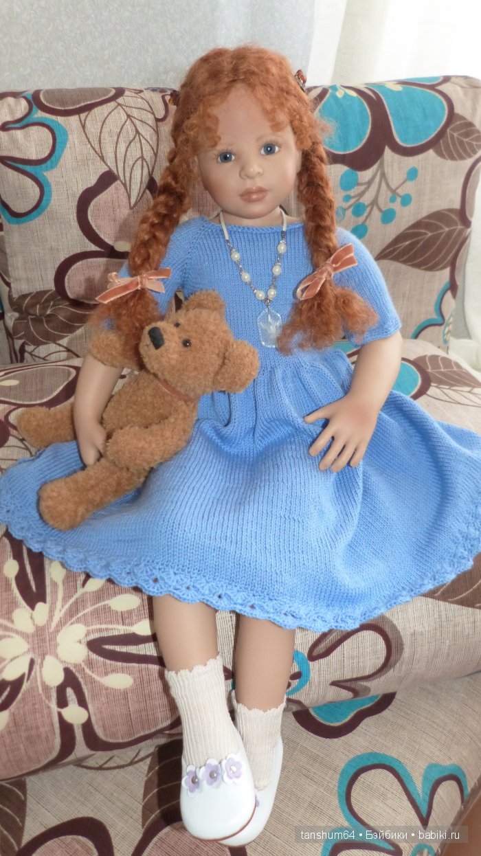 "Моя фиалочка" - новый наряд для Доротеи от Heidi Plusczok (выпуск 2002 года, Zapf) (фото 9)