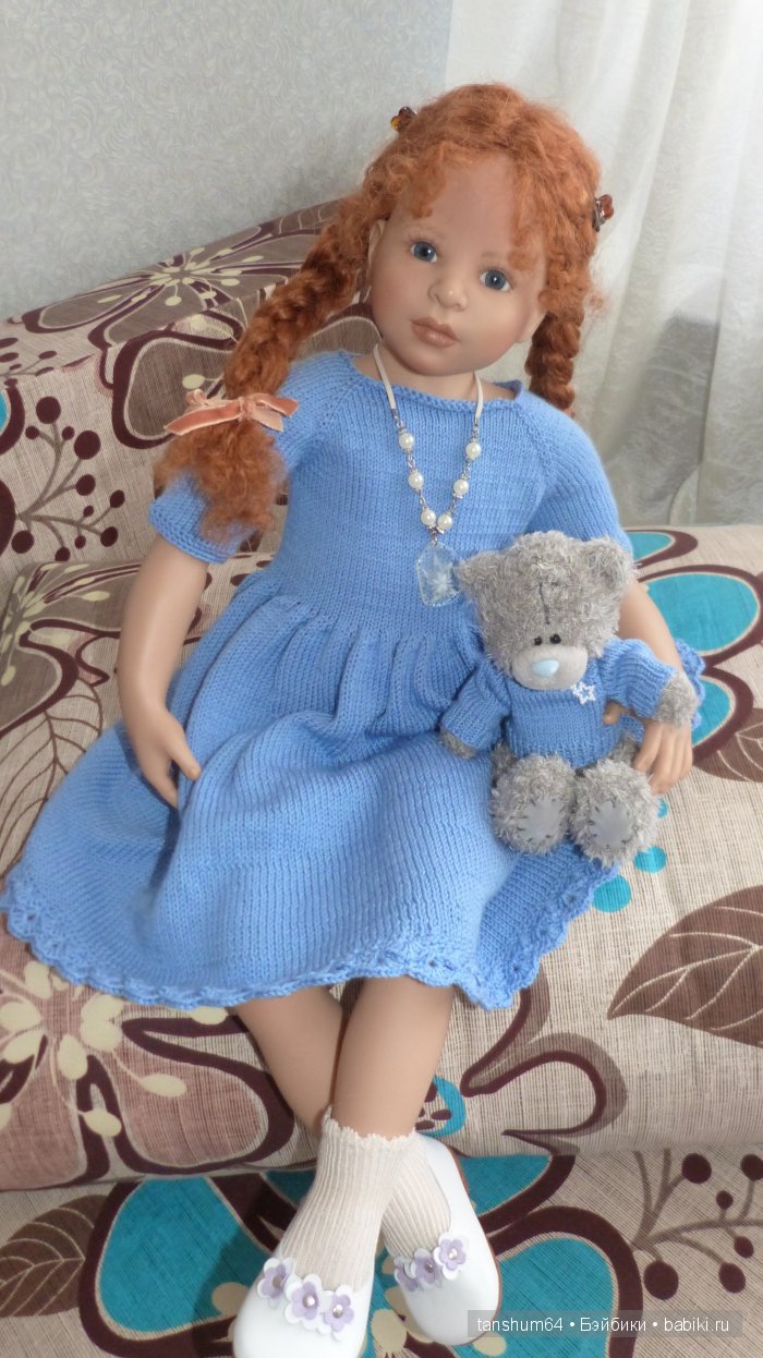 "Моя фиалочка" - новый наряд для Доротеи от Heidi Plusczok (выпуск 2002 года, Zapf)
