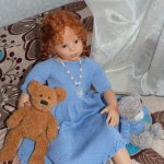 "Моя фиалочка" - новый наряд для Доротеи от Heidi Plusczok (выпуск 2002 года, Zapf)