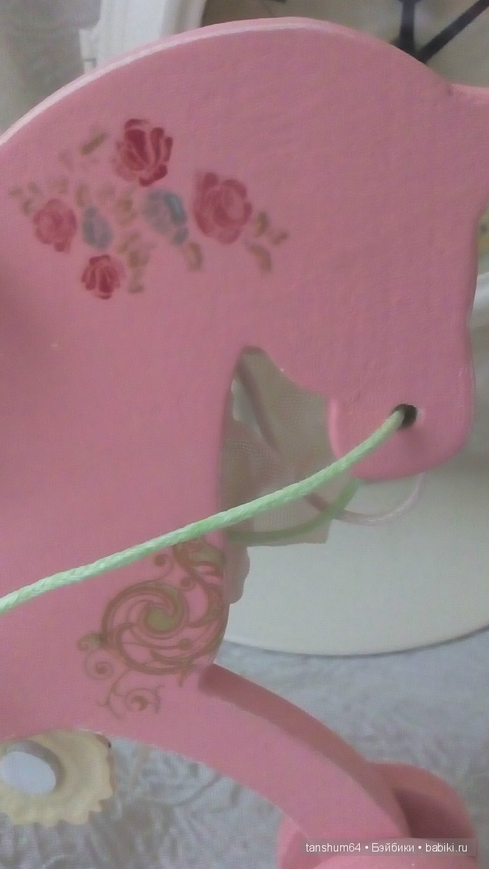 "Я люблю свою лошадку"( шебби в розовых тонах) (фото 7)