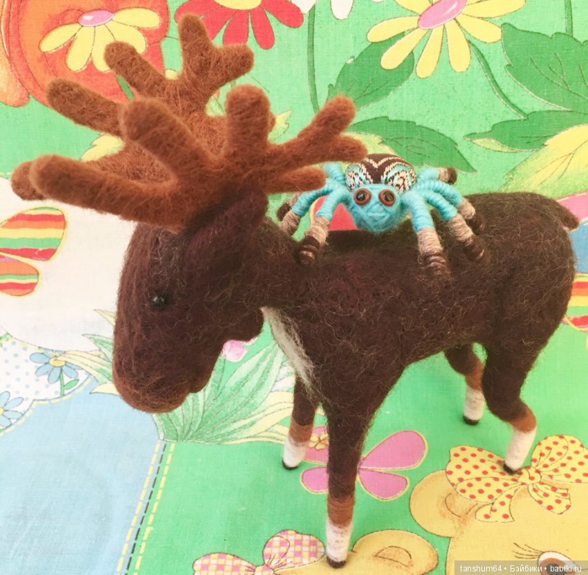 Новые приключения паучат — Авторские игрушки из разных материалов: синельная проволока