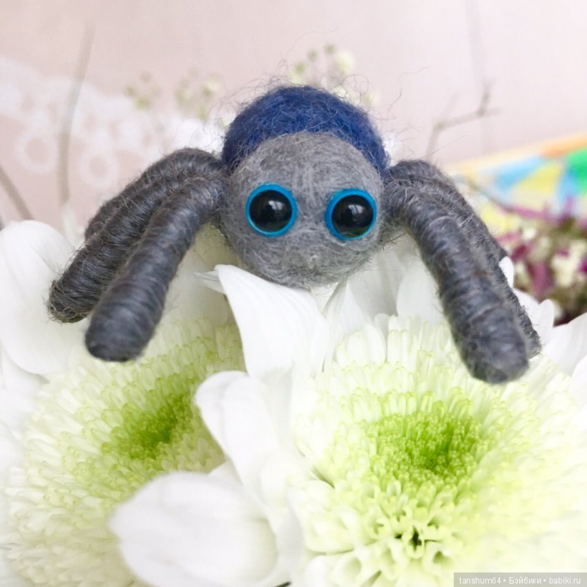 Новые приключения паучат — Авторские игрушки из разных материалов: синельная проволока (фото 7)