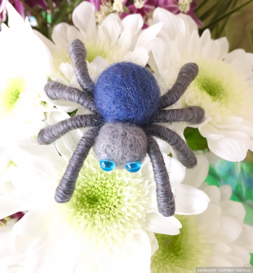 Новые приключения паучат — Авторские игрушки из разных материалов: синельная проволока