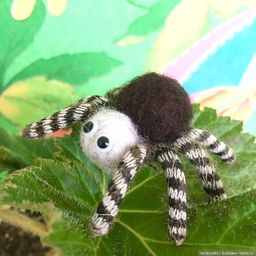 Новые приключения паучат — Авторские игрушки из разных материалов: синельная проволока (фото 2)