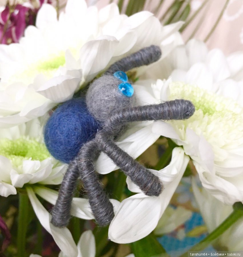 Новые приключения паучат — Авторские игрушки из разных материалов: синельная проволока