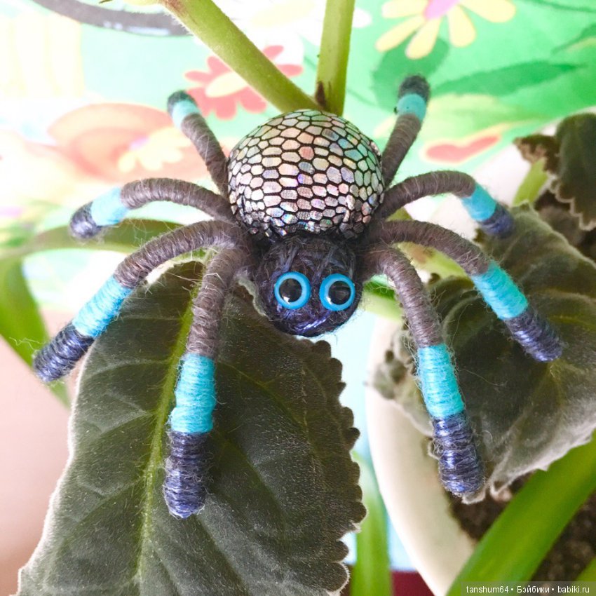 Новые приключения паучат — Авторские игрушки из разных материалов: синельная проволока (фото 9)