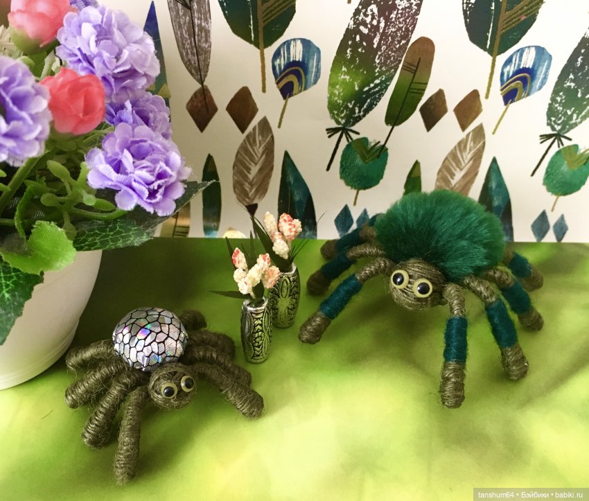 Интерьер с паучками. Тем, кто обожает многолапиков