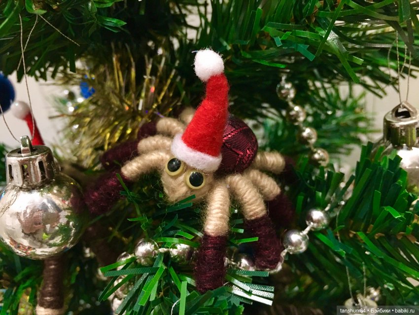 Интересно, а какой он, Новый год у паучат?Фантазии мастера Анастасии в мультике