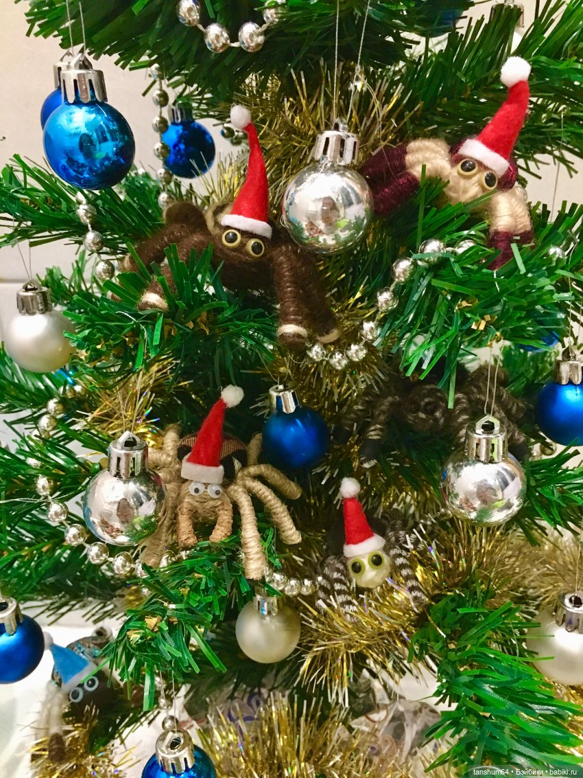 Интересно, а какой он, Новый год у паучат?Фантазии мастера Анастасии в мультике (фото 4)