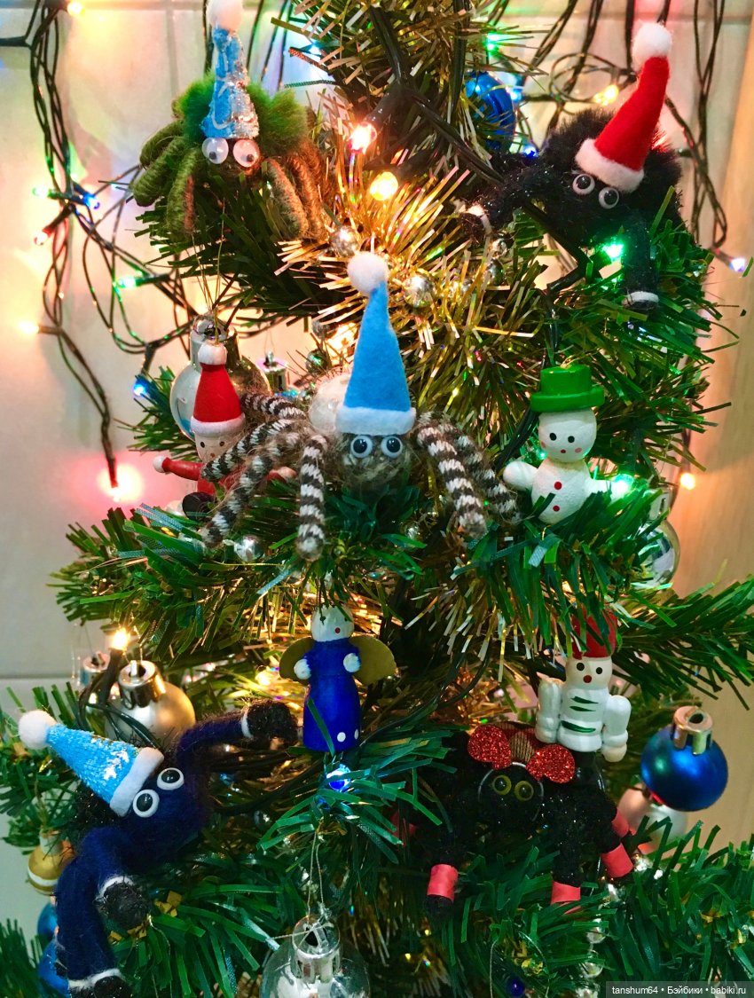 Интересно, а какой он, Новый год у паучат?Фантазии мастера Анастасии в мультике (фото 3)