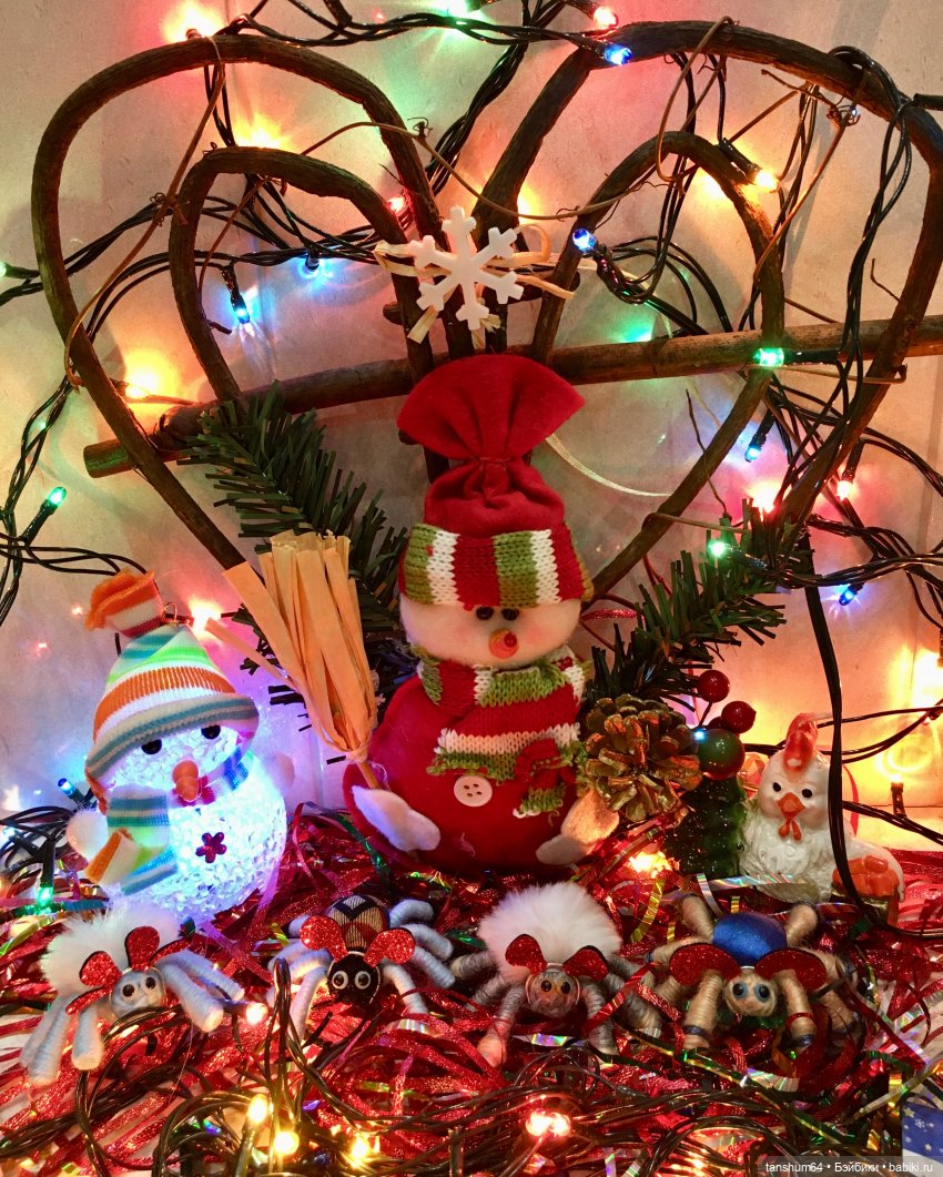 Интересно, а какой он, Новый год у паучат?Фантазии мастера Анастасии в мультике (фото 8)