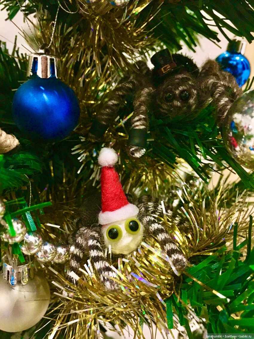 Интересно, а какой он, Новый год у паучат?Фантазии мастера Анастасии в мультике (фото 2)