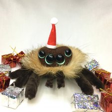 Вот такие паучата, новогодние ребята