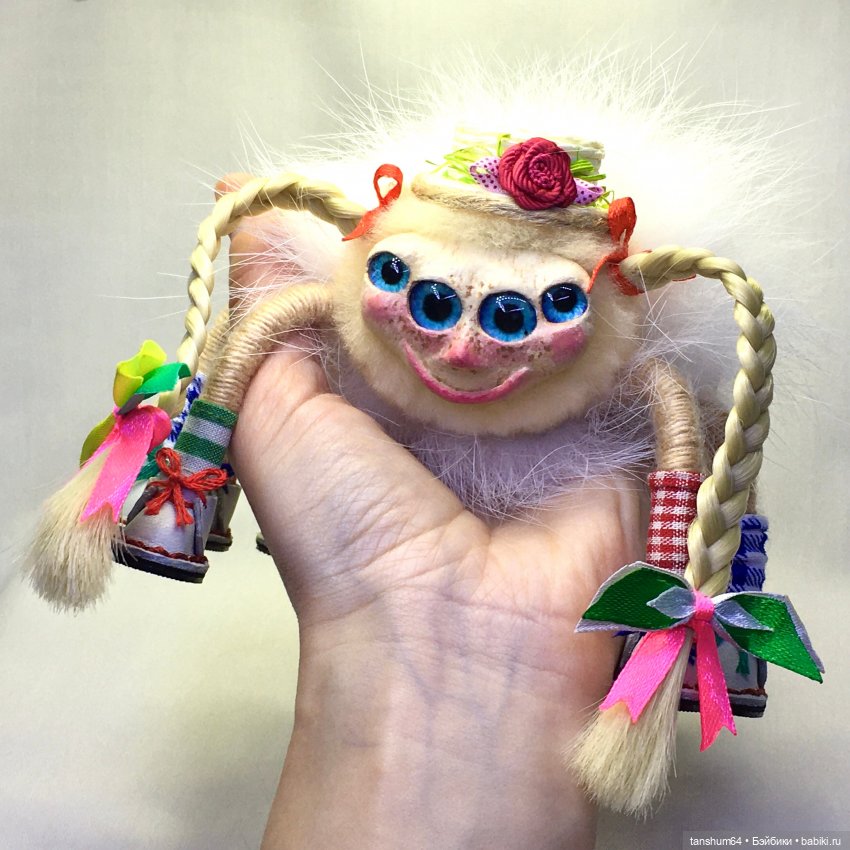Пепилотта из "Паукодома" — Игрушки в смешанной технике (мех и глина): Арт (фото 7)