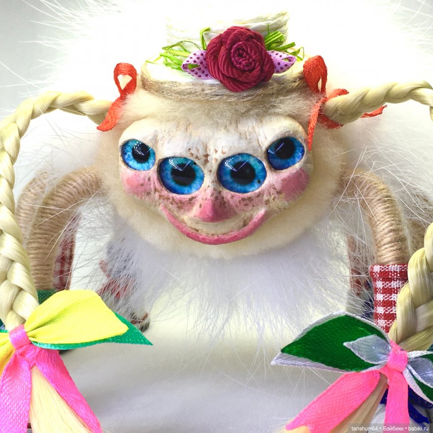 Пепилотта из "Паукодома" — Игрушки в смешанной технике (мех и глина): Арт (фото 5)