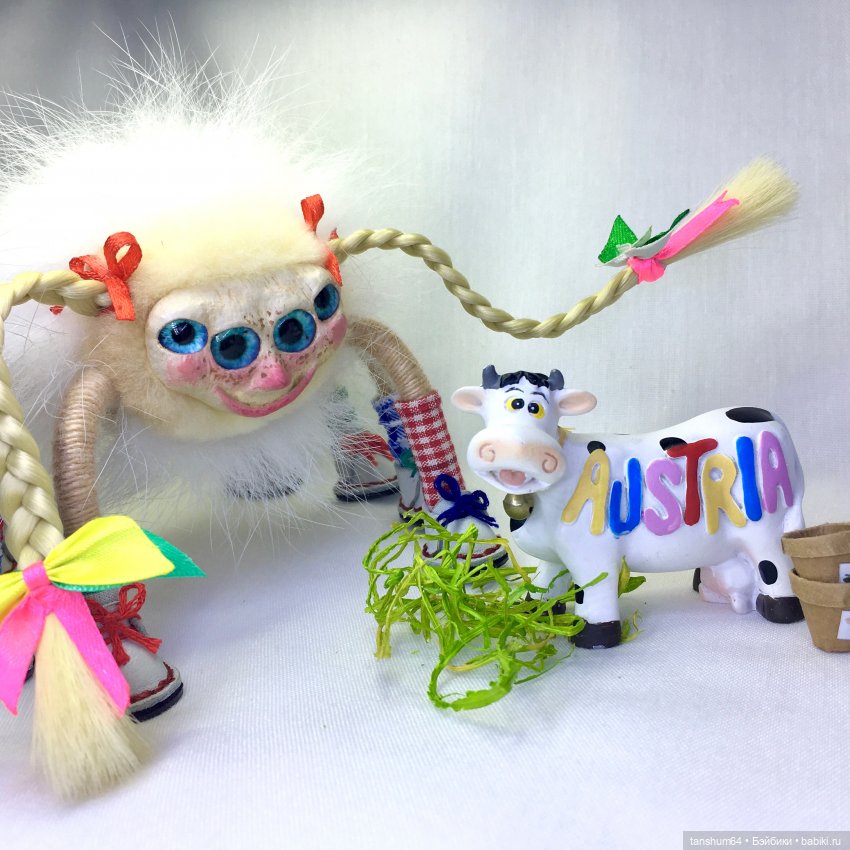 Пепилотта из "Паукодома" — Игрушки в смешанной технике (мех и глина): Арт (фото 9)