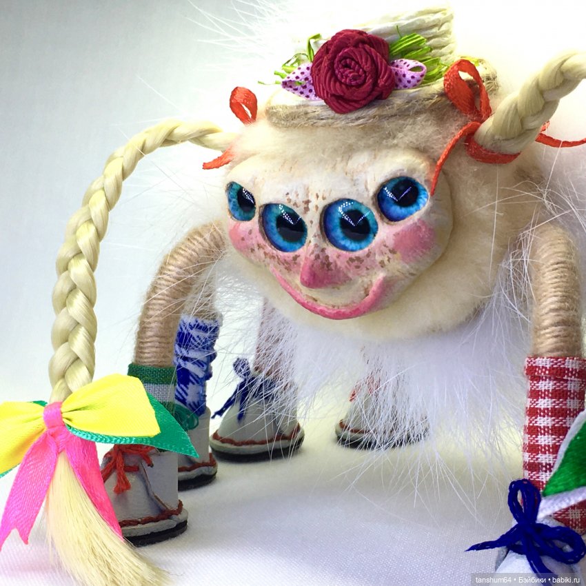 Пепилотта из "Паукодома" — Игрушки в смешанной технике (мех и глина): Арт (фото 6)