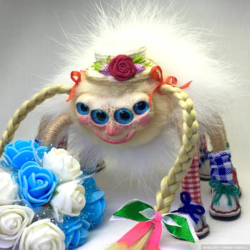 Пепилотта из "Паукодома" — Игрушки в смешанной технике (мех и глина): Арт (фото 8)