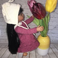 Мой весенний тюльпанчик или когда очень хочется вязать 🧶