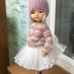 Нежный комплект  для паолочки