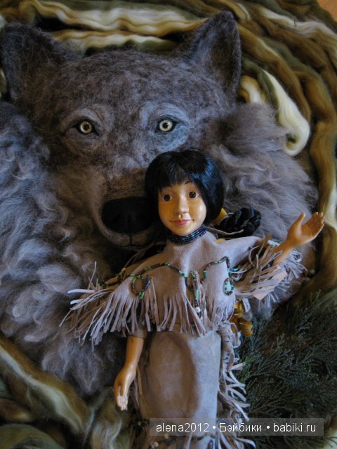 Тайпа (Taipa), жена вождя, деревянная кукла Роберта Райкерса (Robert Raikes) (фото 6)