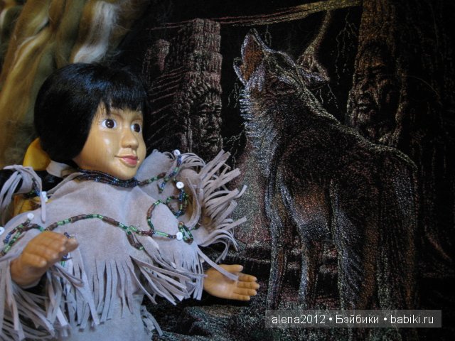 Тайпа (Taipa), жена вождя, деревянная кукла Роберта Райкерса (Robert Raikes) (фото 3)