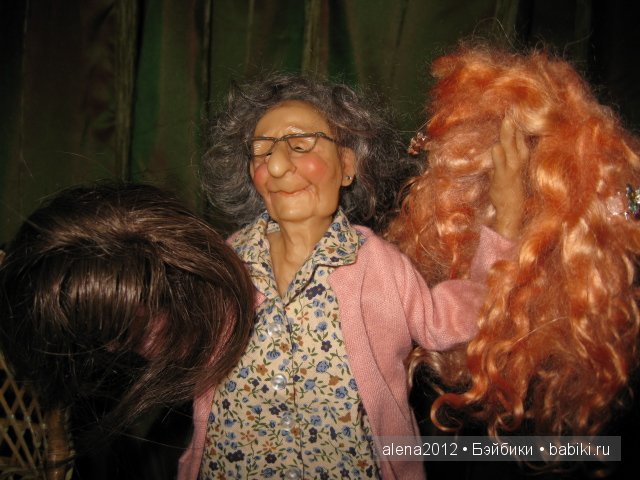 Старушки - веселушки от Annie Wahl, Richard Simmons. Или как бессовестно изменить авторскую куклу и не расстроиться