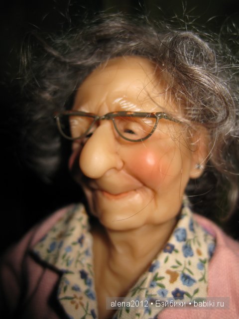 Старушки - веселушки от Annie Wahl, Richard Simmons. Или как бессовестно изменить авторскую куклу и не расстроиться (фото 9)