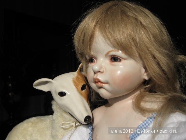 Девочка с собакой или собака с девочкой. Charming Марты Пинейро, Martha Pineiro со свом другом