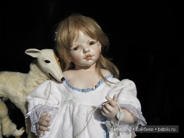 Девочка с собакой или собака с девочкой. Charming Марты Пинейро, Martha Pineiro со свом другом