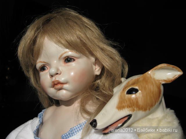 Девочка с собакой или собака с девочкой. Charming Марты Пинейро, Martha Pineiro со свом другом