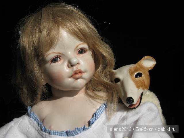 Девочка с собакой или собака с девочкой. Charming Марты Пинейро, Martha Pineiro со свом другом