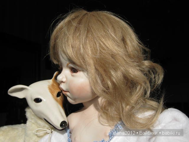 Девочка с собакой или собака с девочкой. Charming Марты Пинейро, Martha Pineiro со свом другом