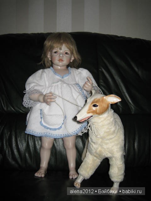 Девочка с собакой или собака с девочкой. Charming Марты Пинейро, Martha Pineiro со свом другом (фото 6)