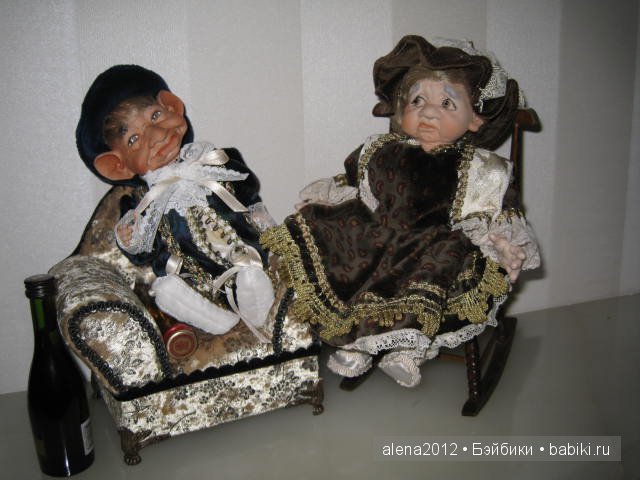 Как дедушка обманывал бабушку. Итальянские страсти кукол фабрики Saba