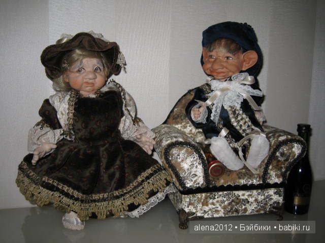 Как дедушка обманывал бабушку. Итальянские страсти кукол фабрики Saba