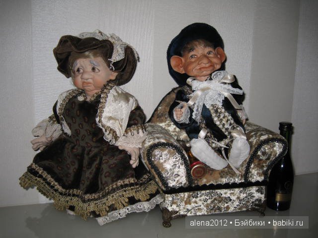 Как дедушка обманывал бабушку. Итальянские страсти кукол фабрики Saba