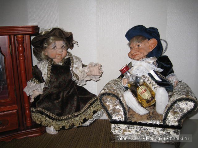 Как дедушка обманывал бабушку. Итальянские страсти кукол фабрики Saba