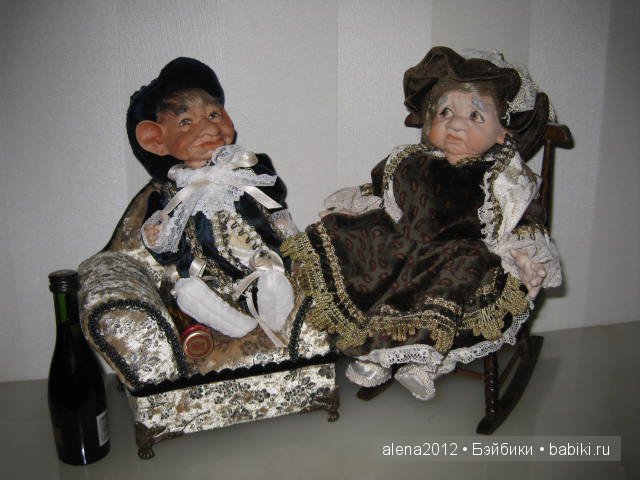 Как дедушка обманывал бабушку. Итальянские страсти кукол фабрики Saba