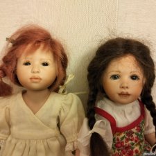 Малышки из фарфора от Heidi Plusczok, образец обаяния и нежности.