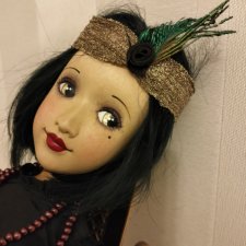 Кукла, похожая на Лайзу    из дерева от Xenis Dolls