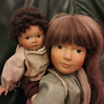 Двое в пути - куклы от Silvia, Helmuth Schmid